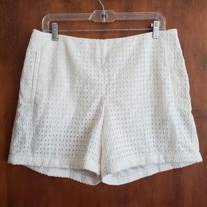 NWOT H&M Embroidered Eyelet High Waist Shorts